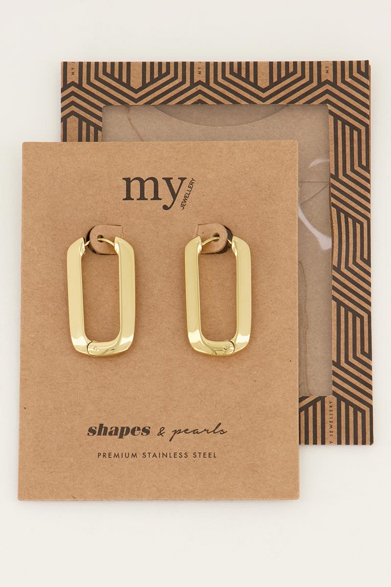 Shapes rechthoekige oorhangers | My Jewellery