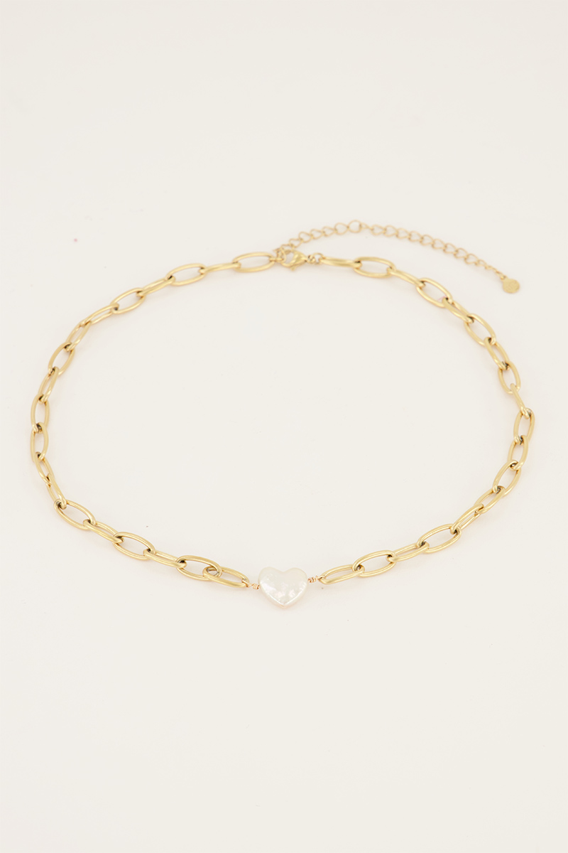 Shapes schakelketting met hartje