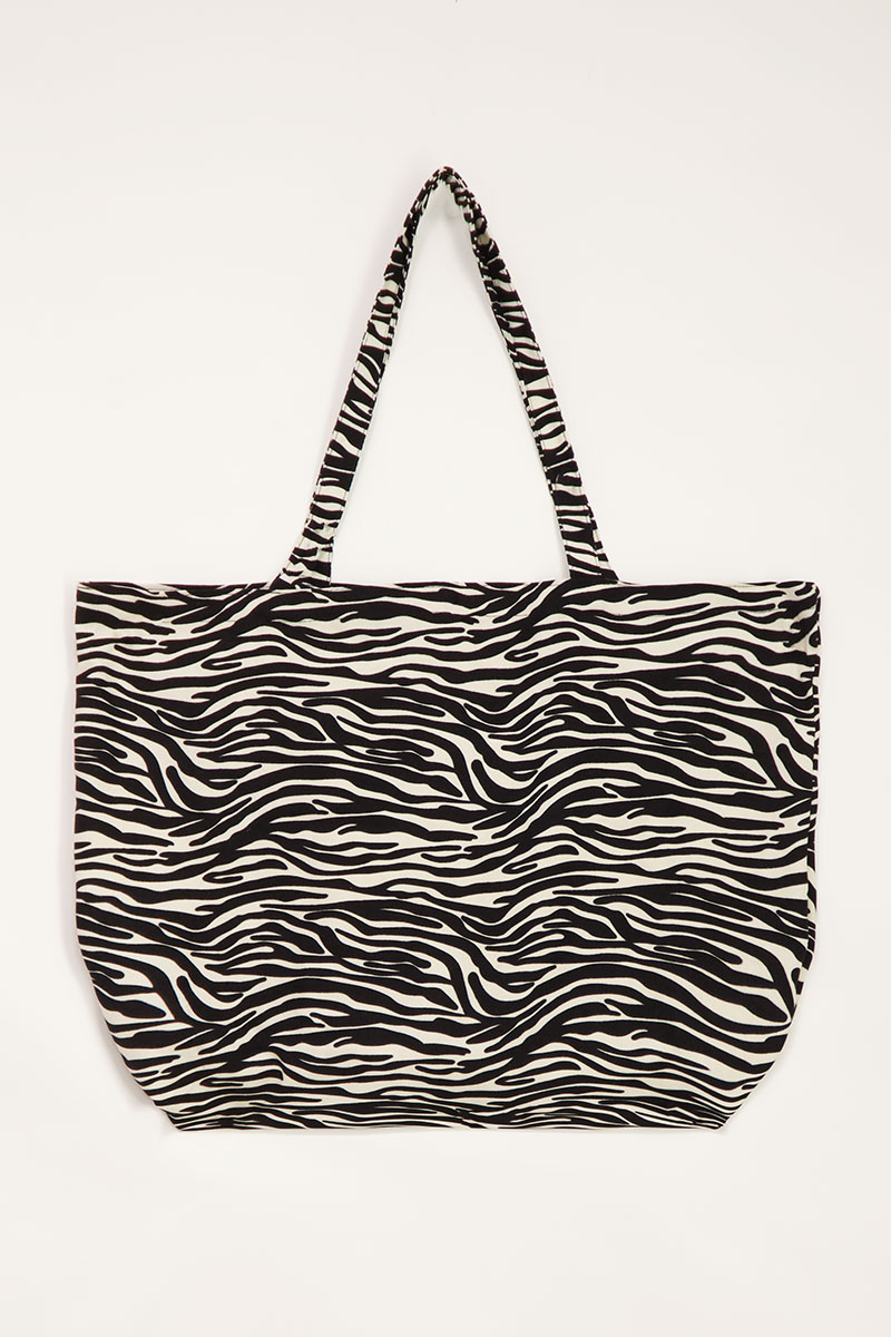 Shopper met zebraprint