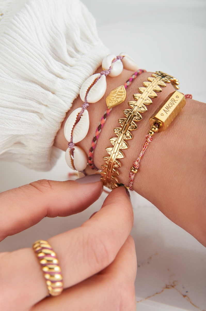 Souvenir rotes Armband „Amour“ | My Jewellery