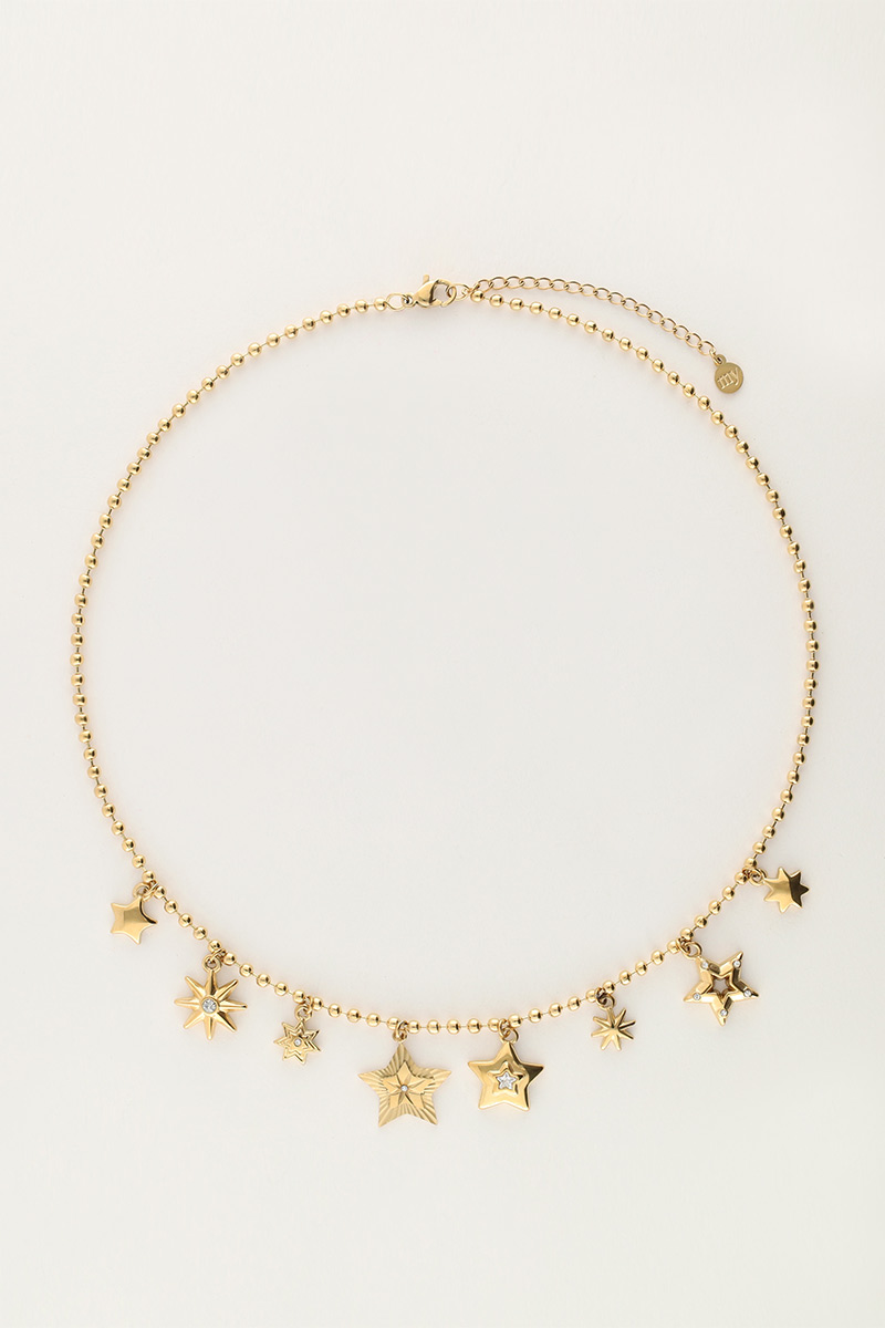 Starry bedel ketting met sterren