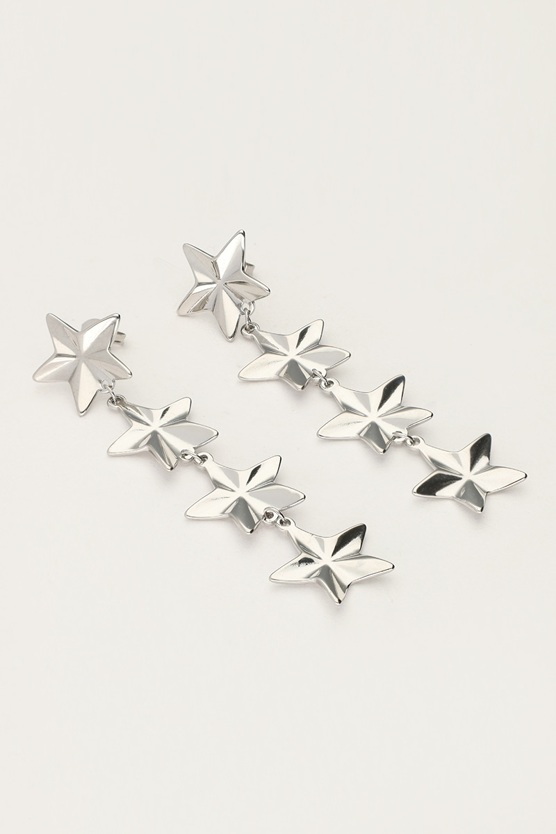 Starry drop earrings with stars | My Jewellery