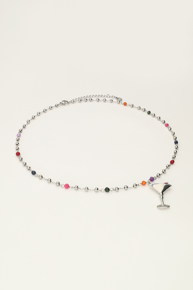 Collier Starry avec perles colorées et cocktail | - My jewellery - Modalova