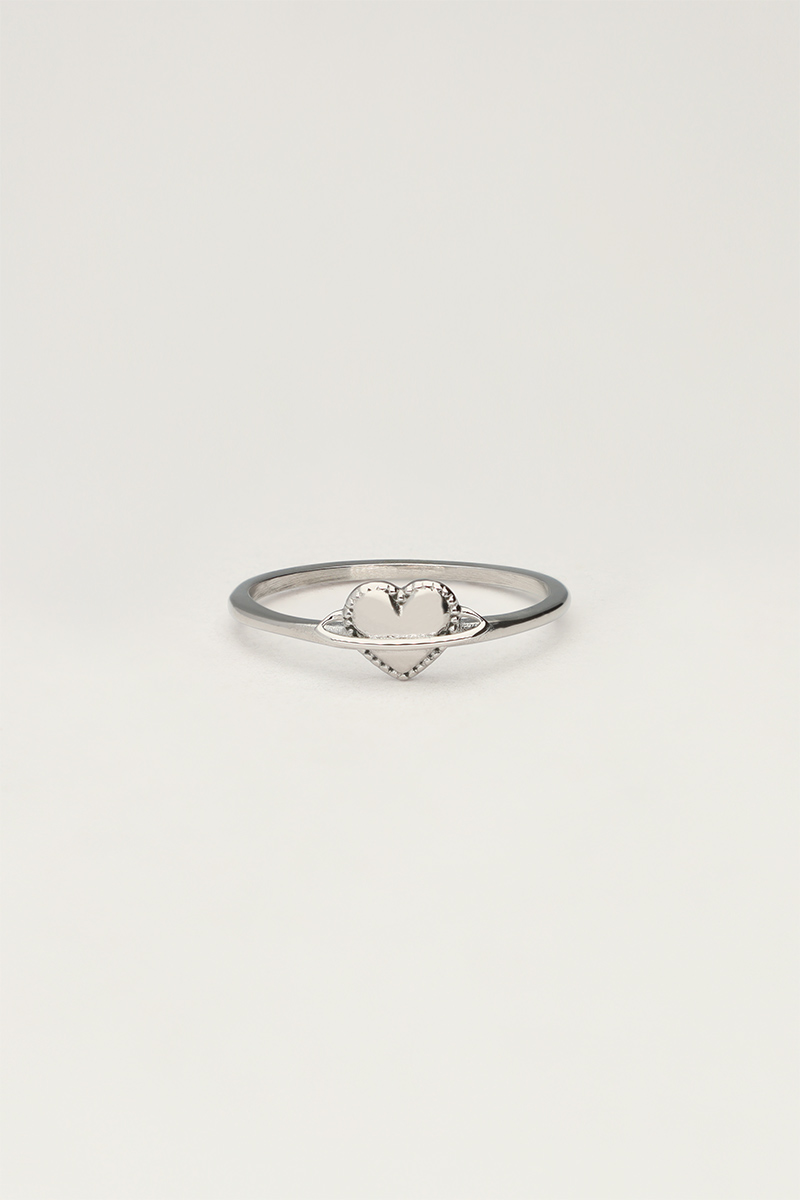 Starry ring with heart planet | My Jewellery