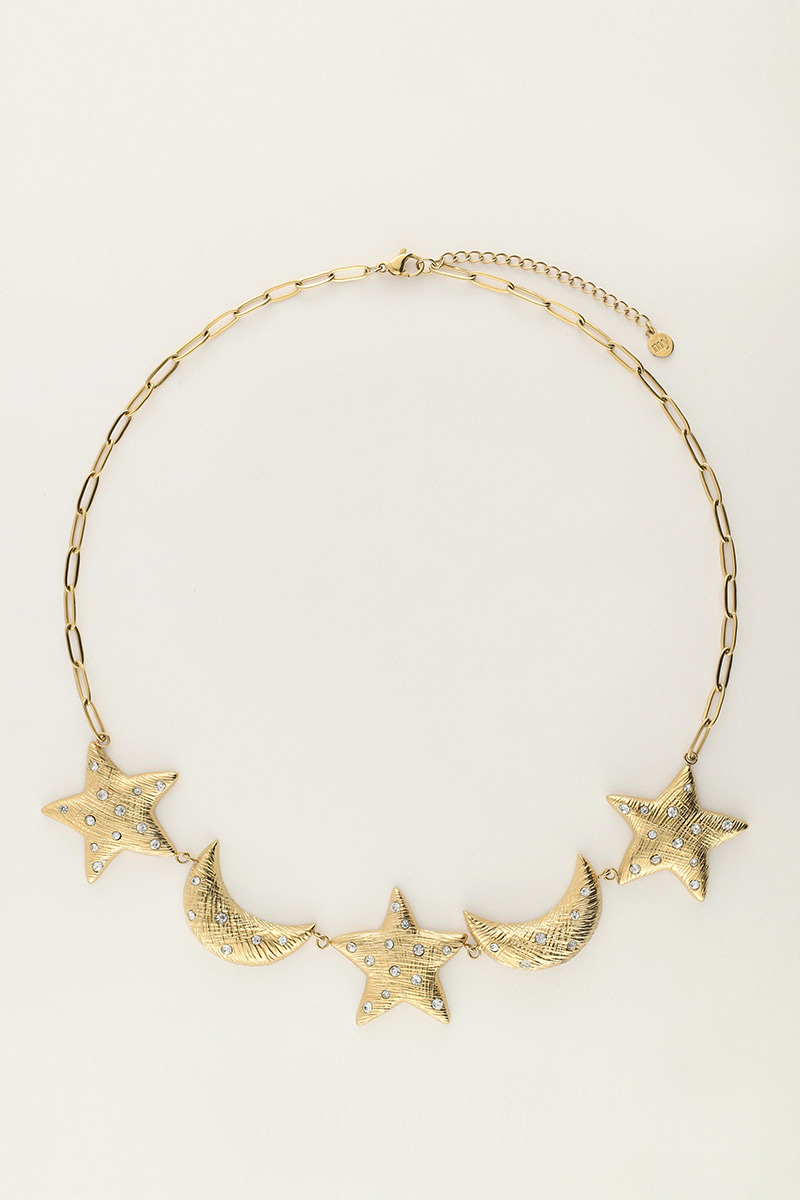 Starry statement necklace with moons & stars | My Jewellery