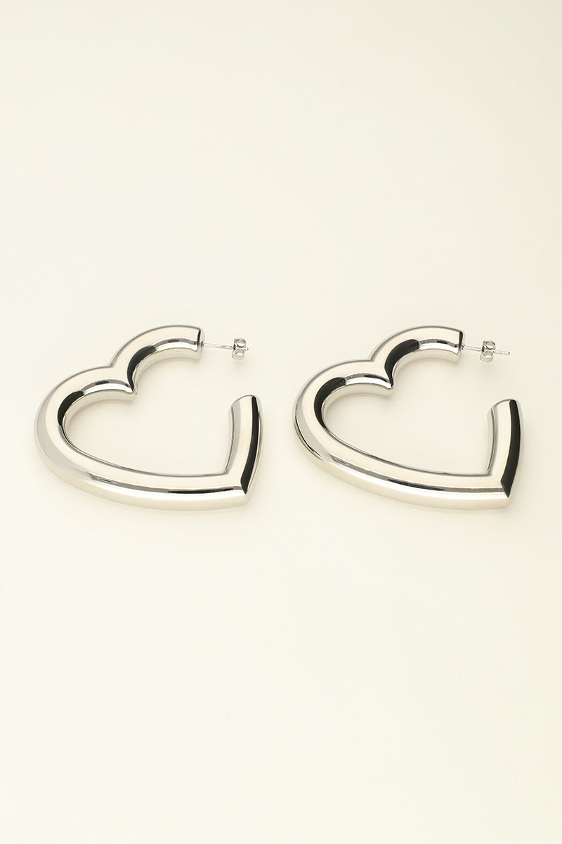 Maxi créoles coeur