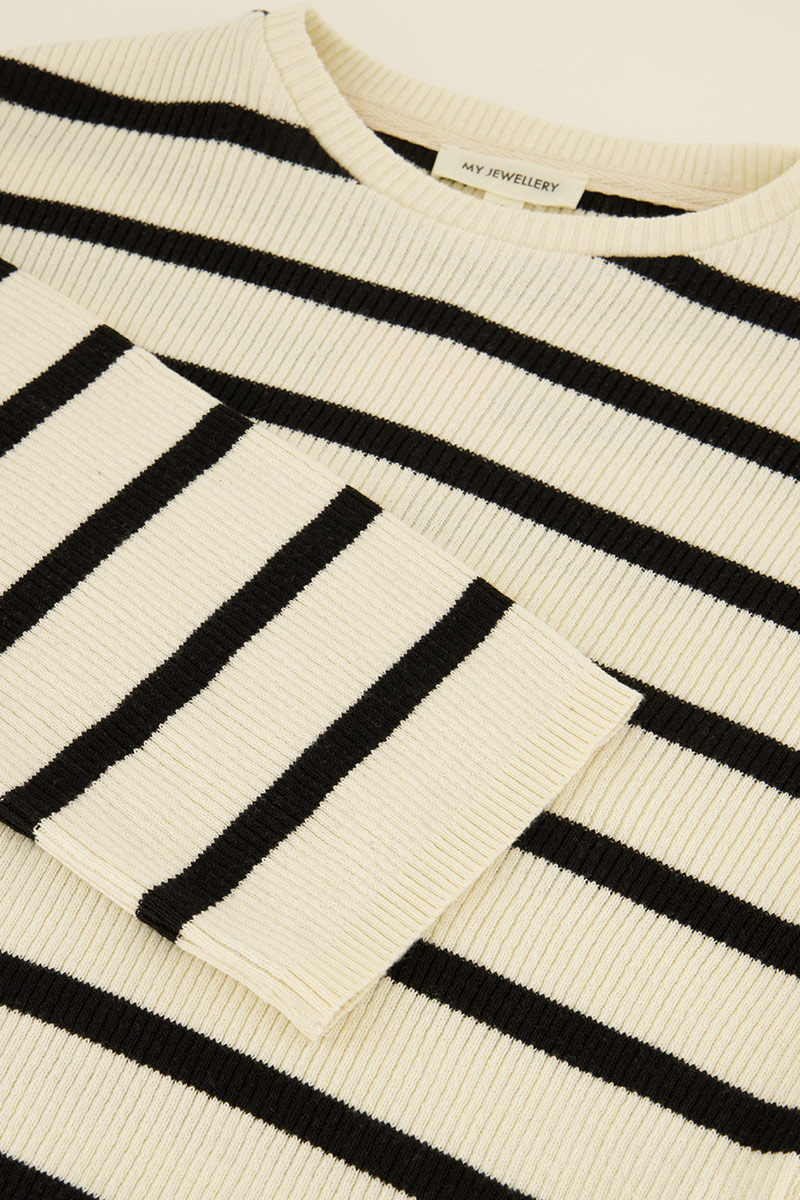 Striped top with loose sleeves | My Jewellery