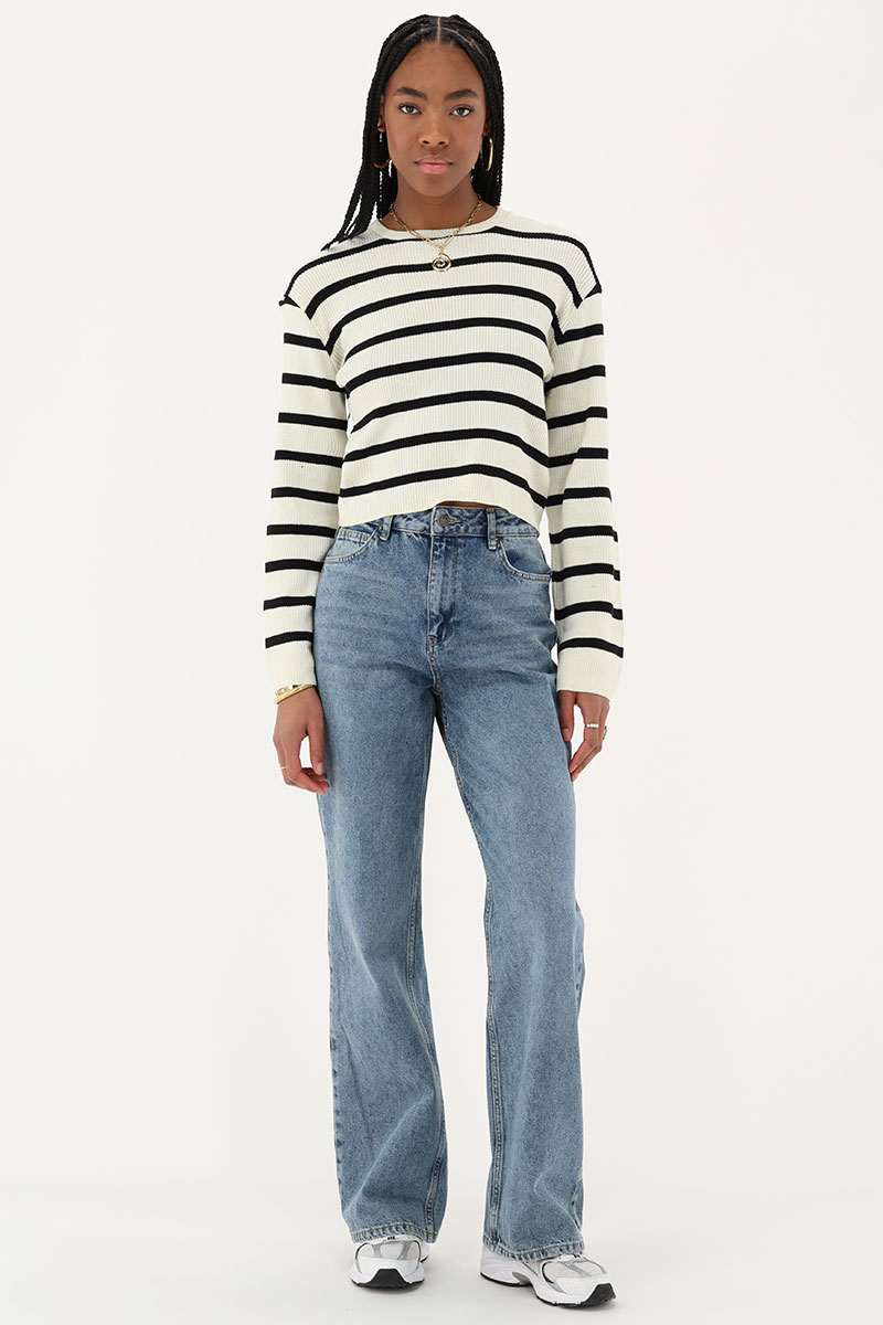 Striped top with loose sleeves | My Jewellery