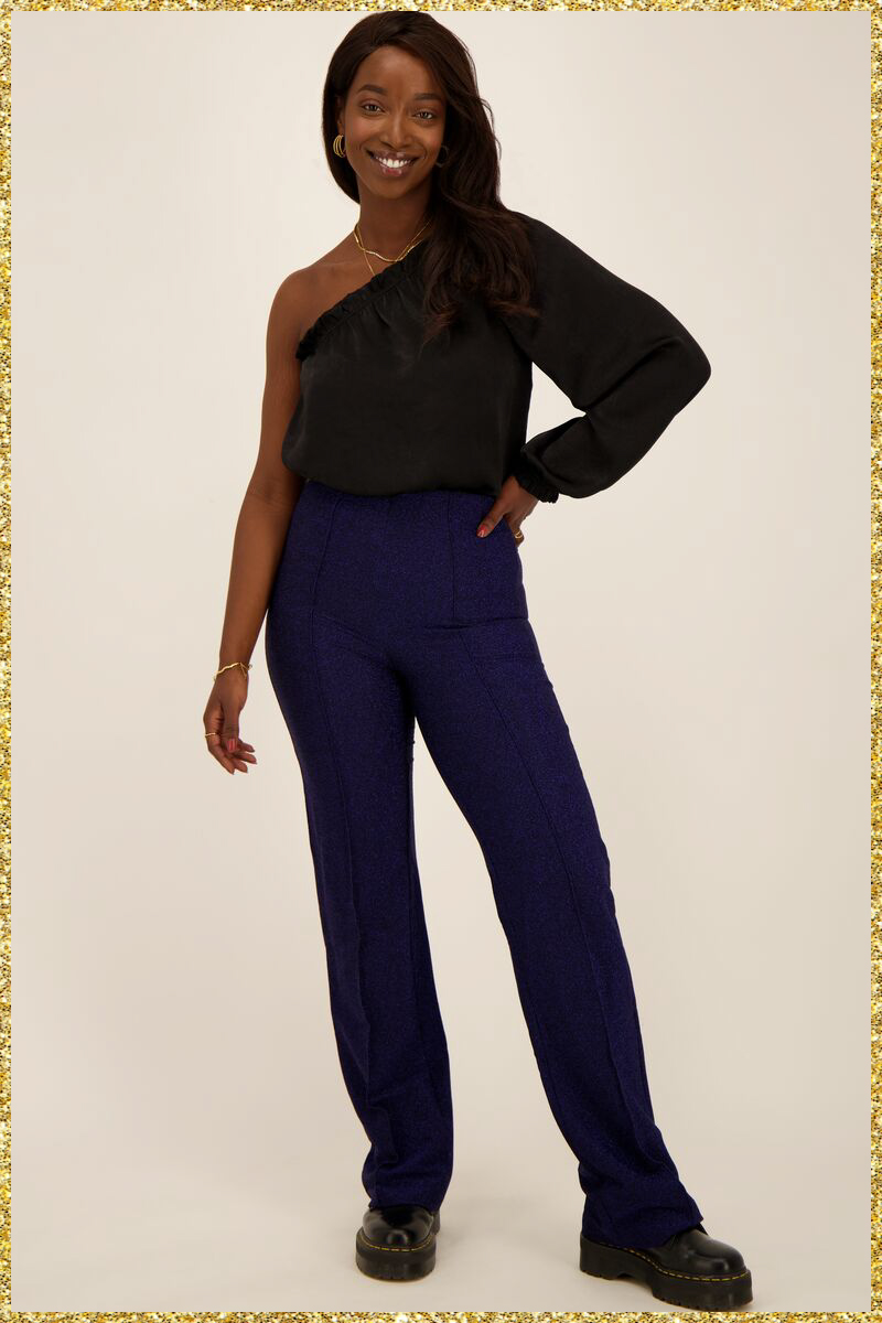 Pantalon large à paillettes | - My jewellery - Modalova