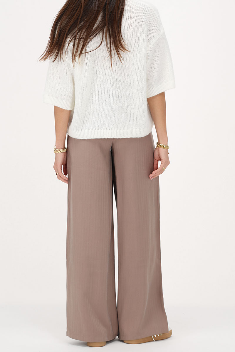Taupe wide leg pants | My Jewellery