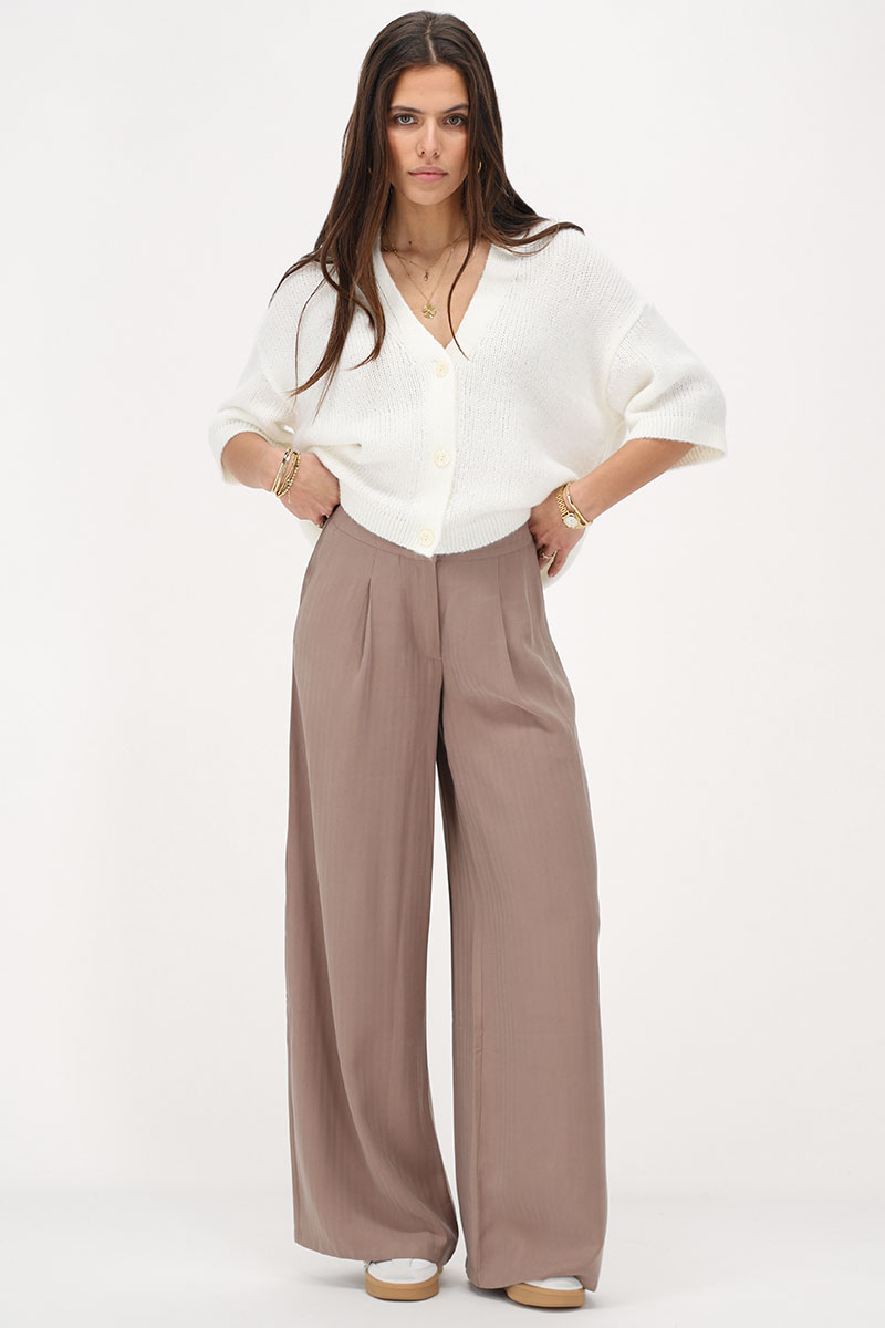 Taupe wide leg pants | My Jewellery