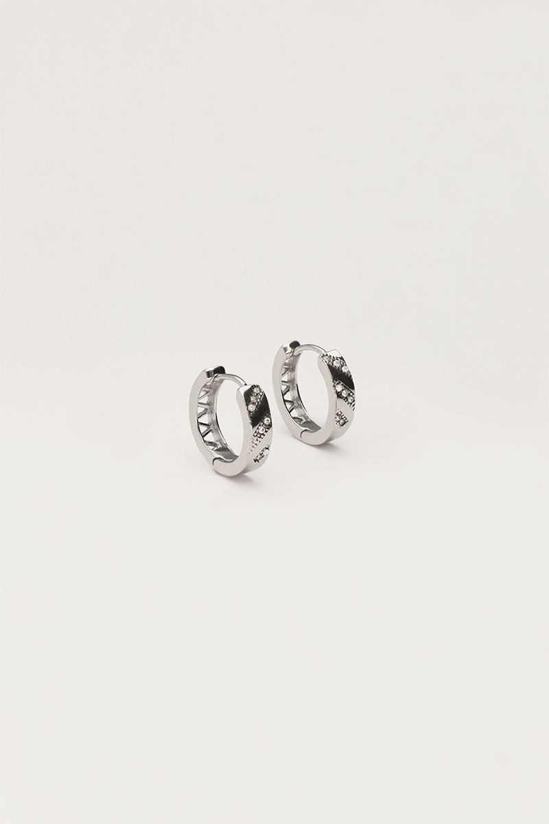 My jewellery Vintage oorringen met strass