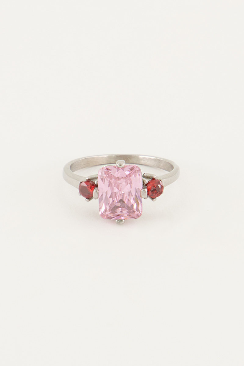 Vintage statement ring kristal