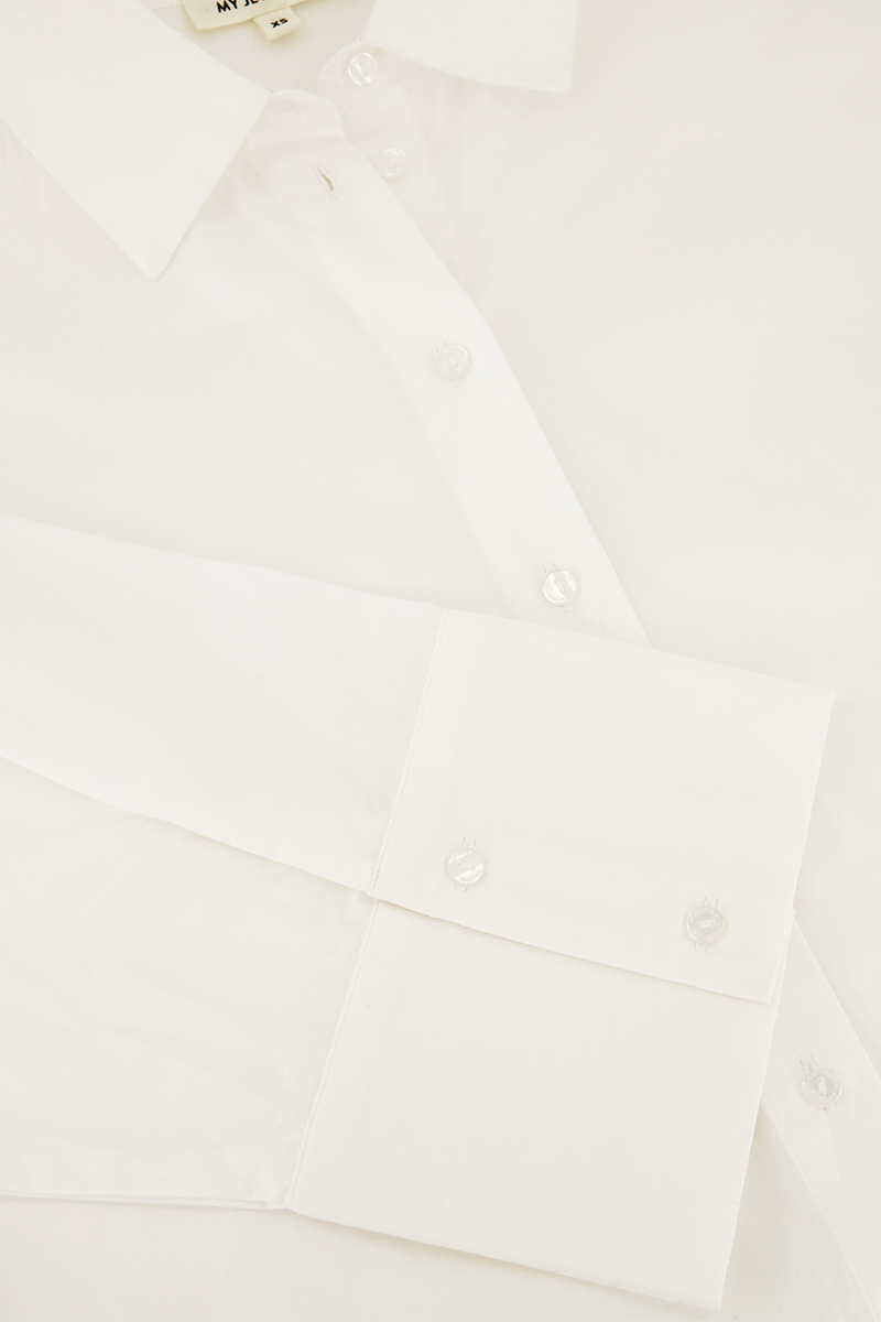 White oversized blouse | My Jewellery