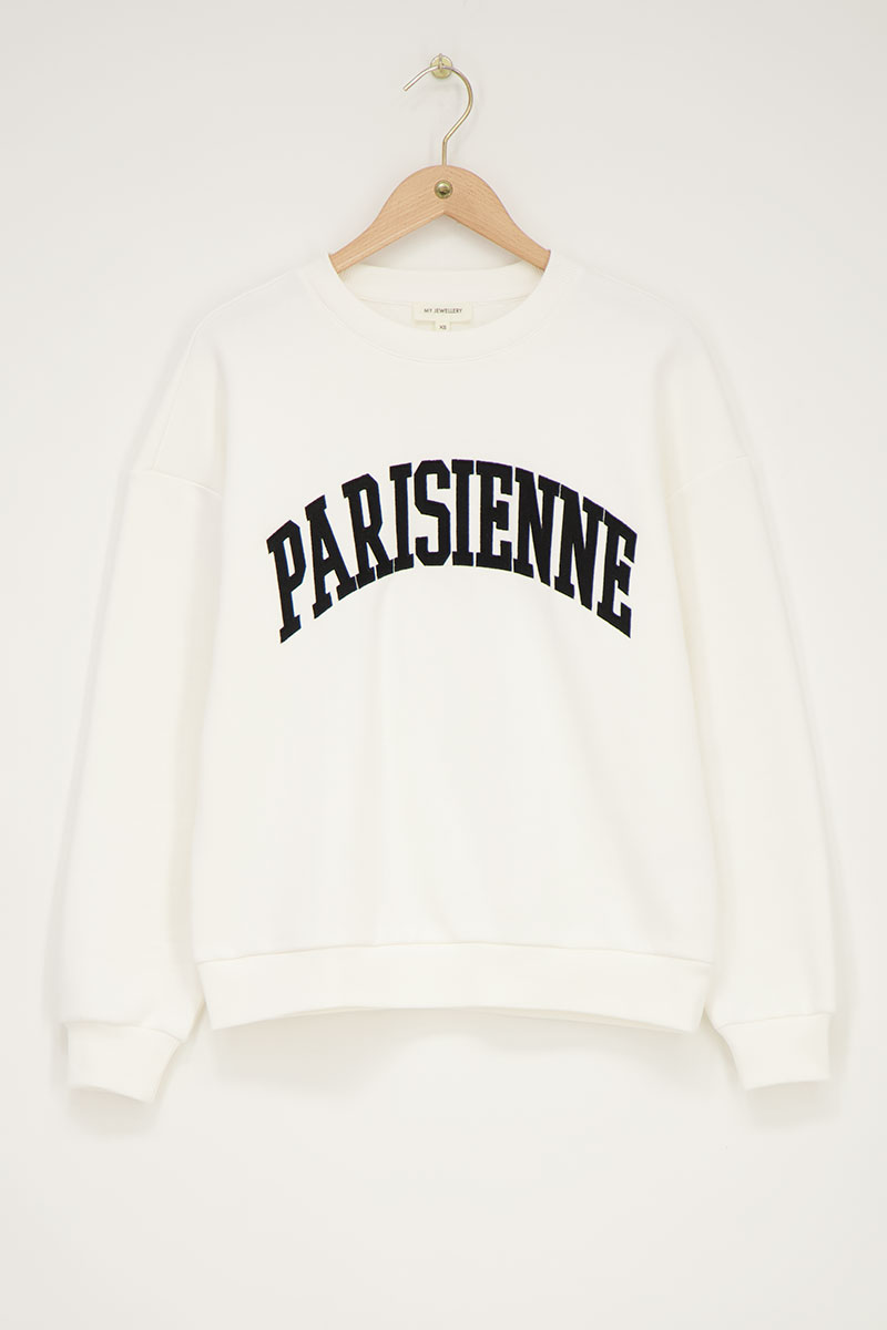 White sweater "Parisienne" | My Jewellery