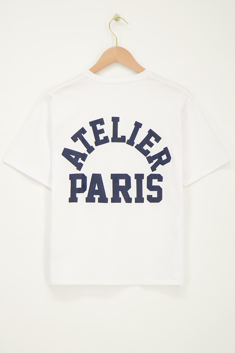White T-shirt "Atelier paris" | My Jewellery