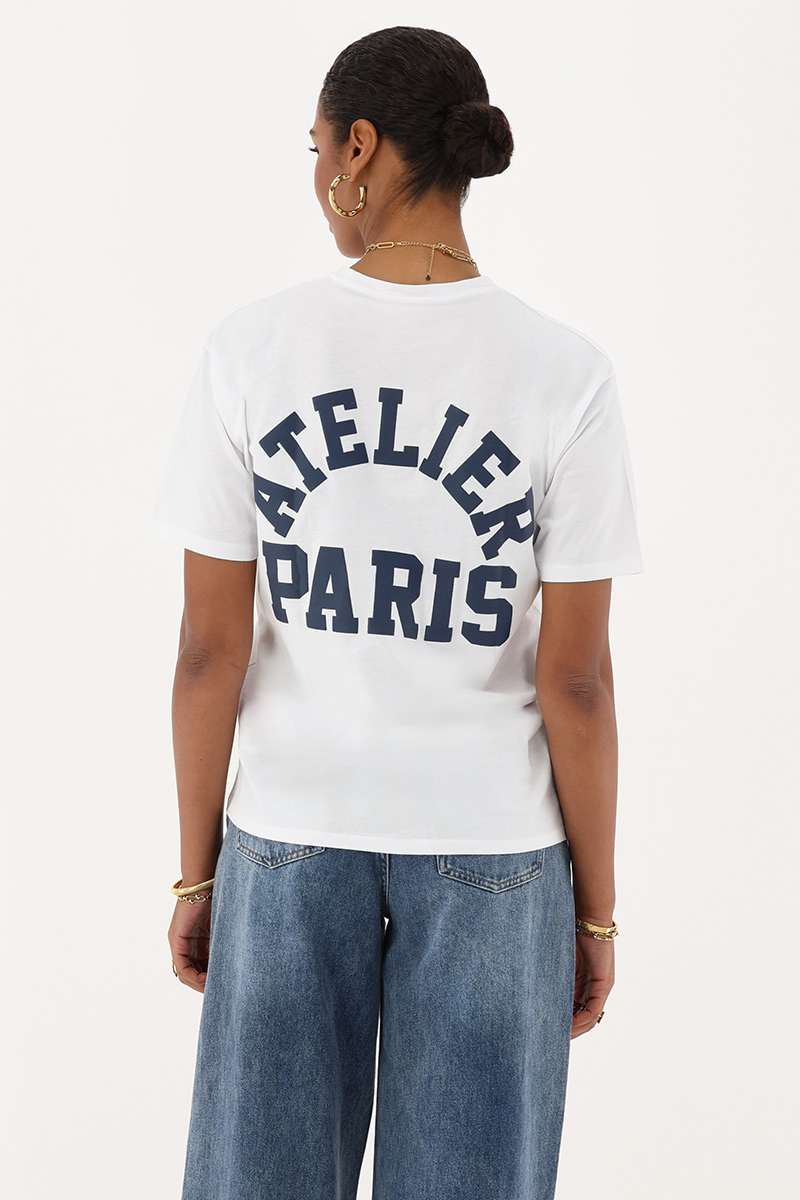 White T-shirt "Atelier paris" | My Jewellery