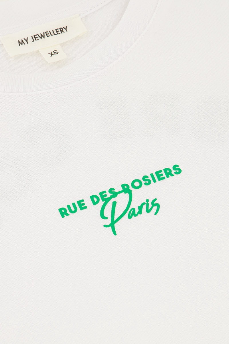 White T-shirt "Circle I'art" | My Jewellery