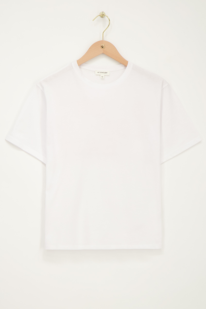 White T-shirt "Don't look back" | My Jewellery