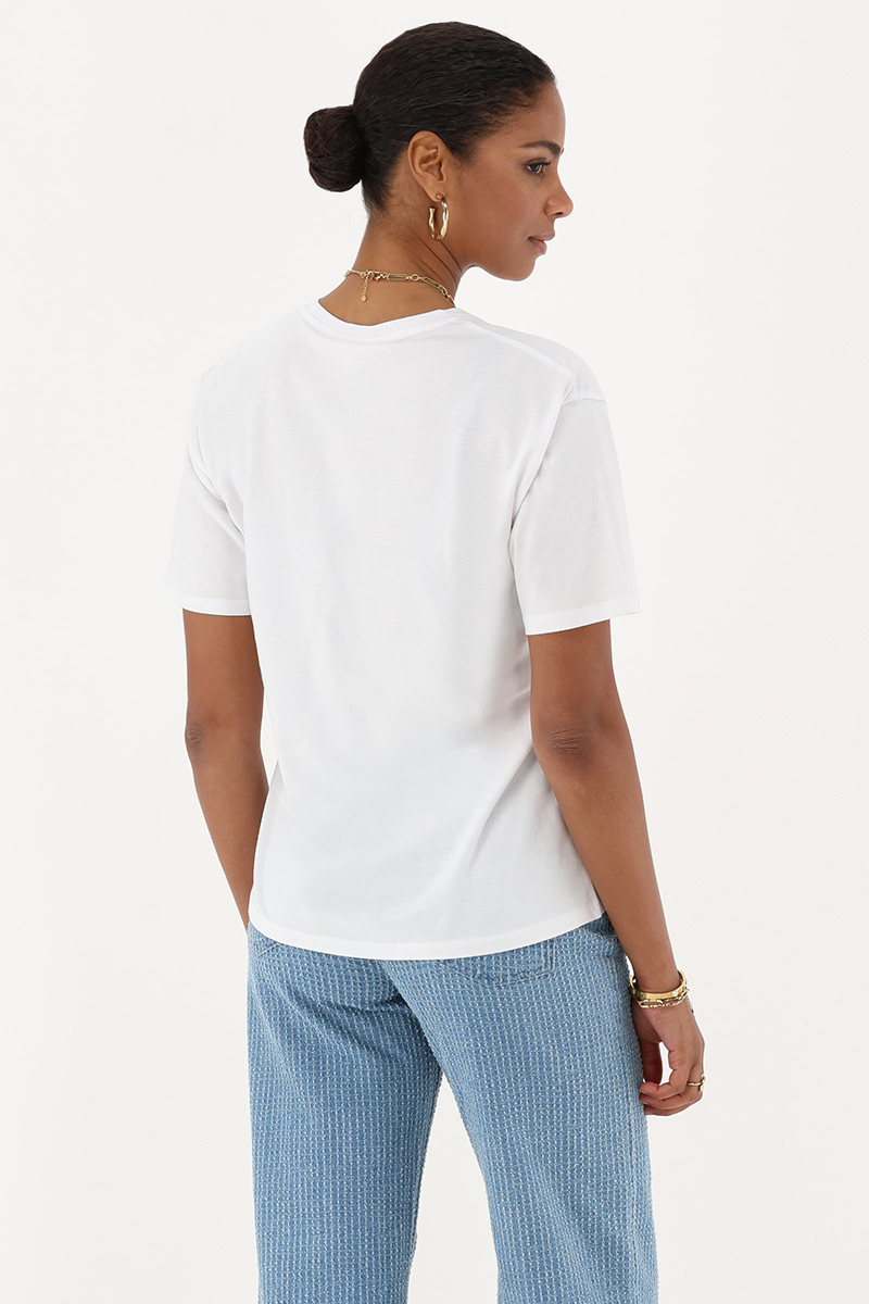 White T-shirt "Muse" | My Jewellery