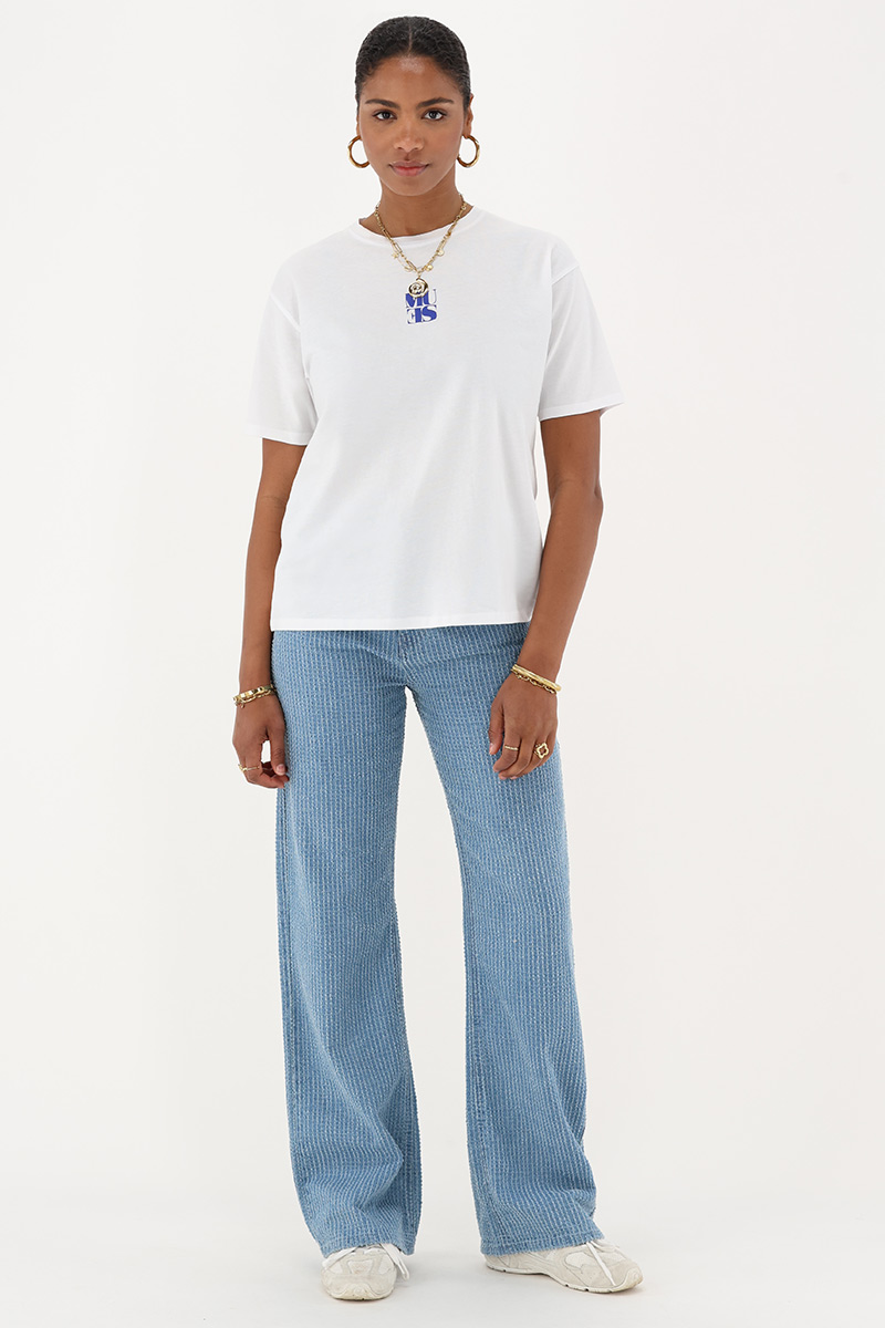 White T-shirt "Muse" | My Jewellery