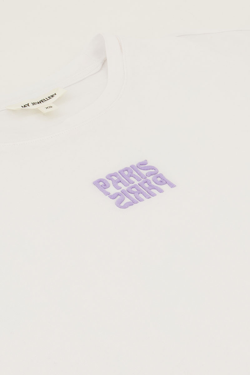 White T-shirt "Paris Paris" | My Jewellery