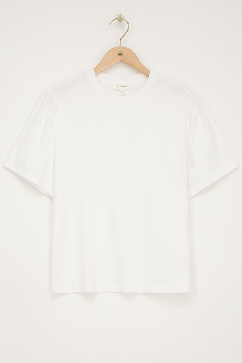 T-shirt à manches plissées | - My jewellery - Modalova