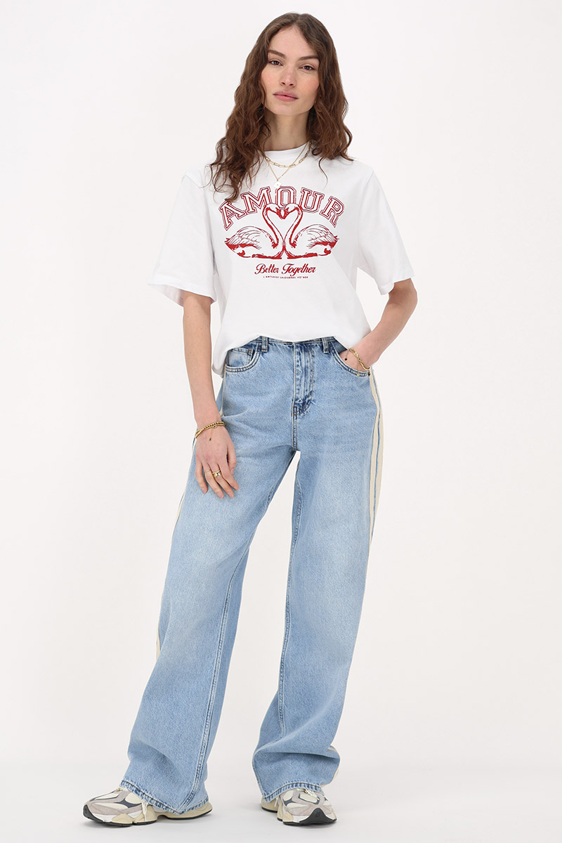 White T-shirt "Amour better together" | My Jewellery