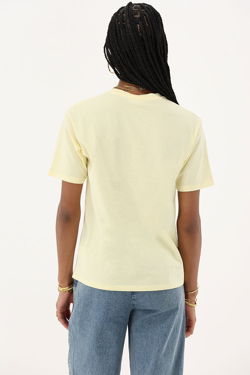 Yellow T-shirt "Bonheur" | My Jewellery