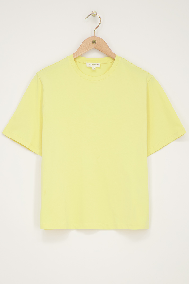 Yellow T-shirt "Amour" | My Jewellery