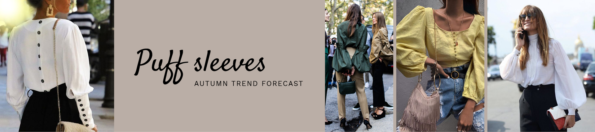 Puff sleeves