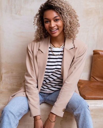 Beige blazer My Jewellery