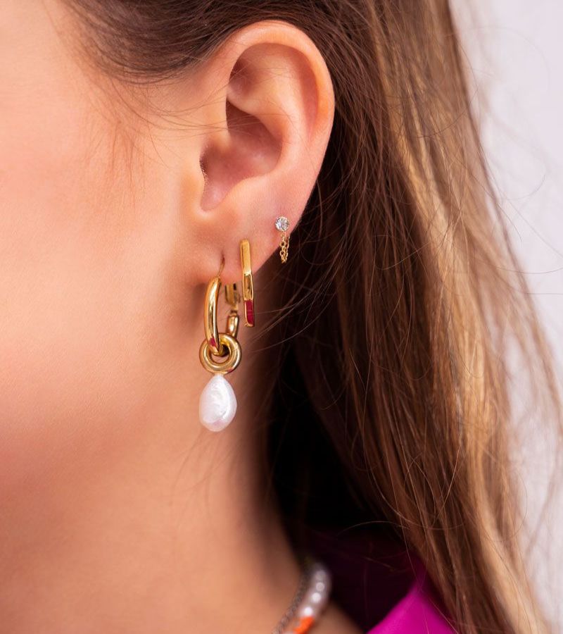 Oorbellen na gaatjes schieten My Jewellery