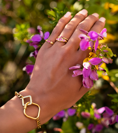 goud, armbanden, ringen