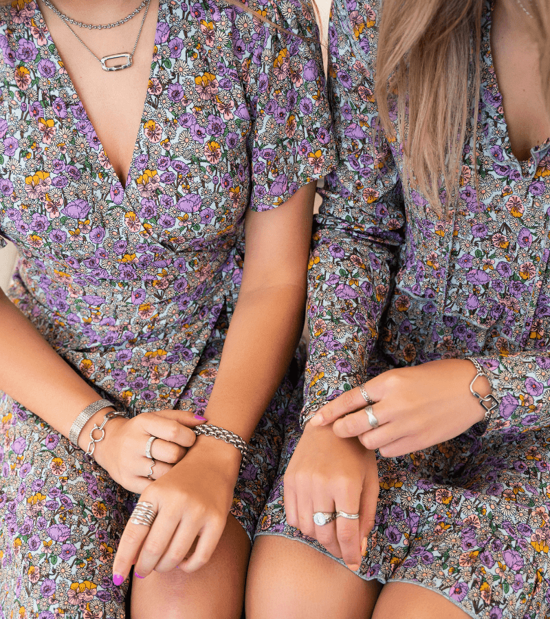 Kleding met bloemenprint
