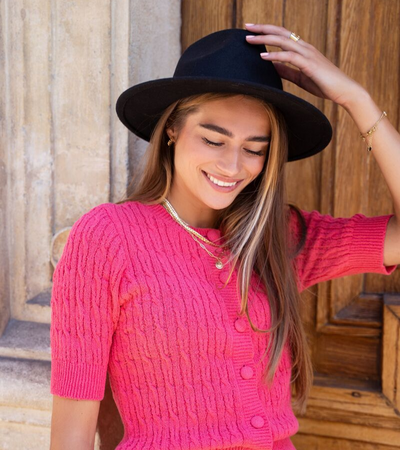 Vest, roze