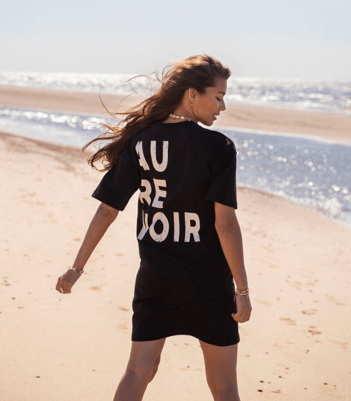 Au revoir T-shirt dress