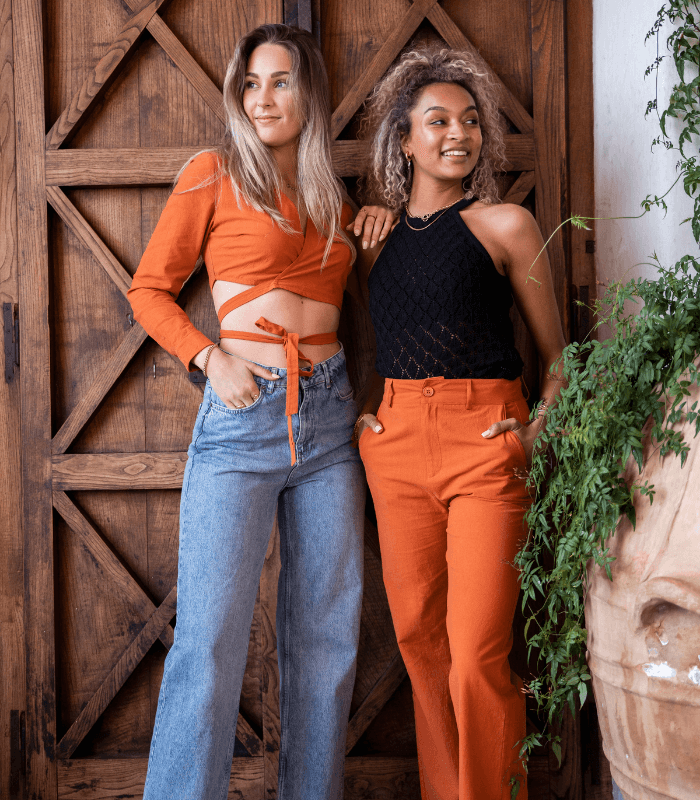 Uitgaanskleding top en broek