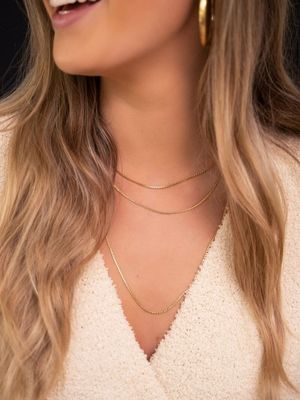 gold necklace