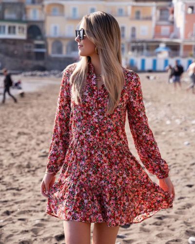Zomer blousejurkje met bloemenprint My Jewellery