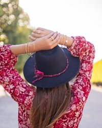 black fedora