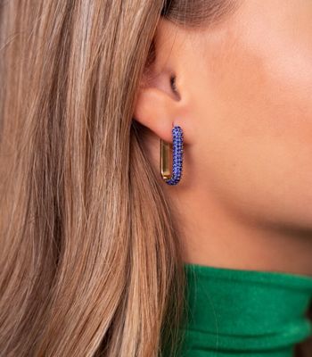 blue earring