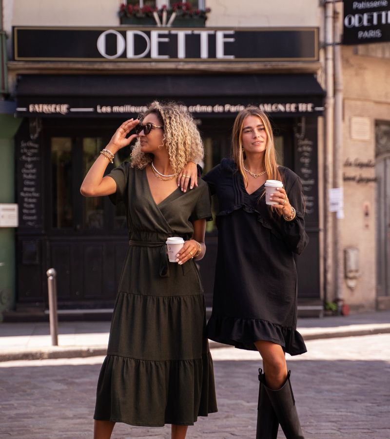 black outfit