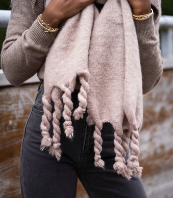 beige scarf