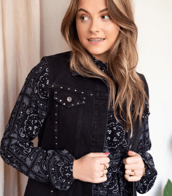 denim gilet