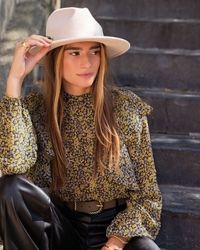 cream fedora